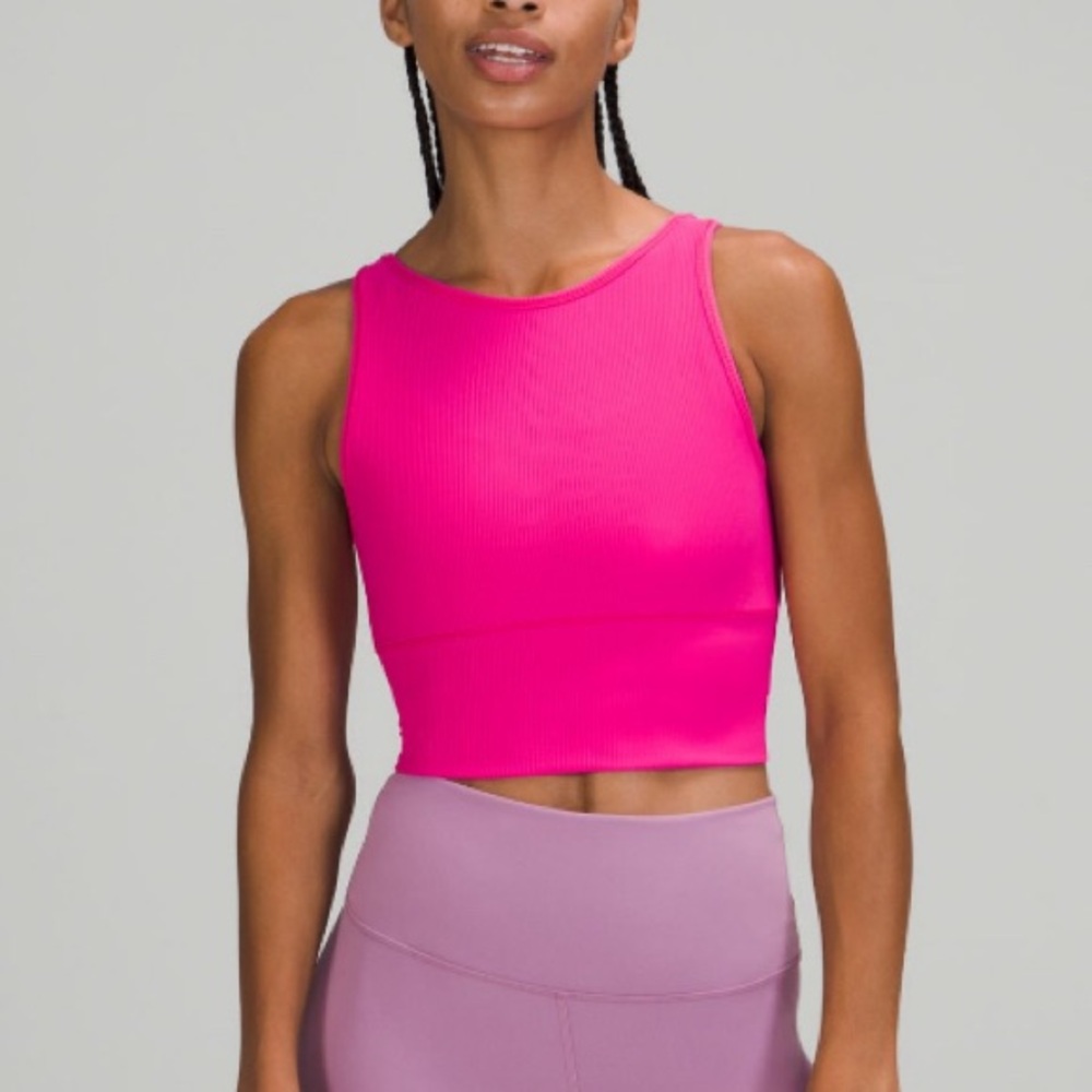 Lululemon reversible tank sonic pink